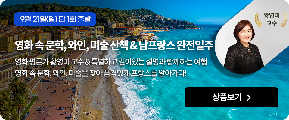 영화 속 문학, 와인, 미술 산책 & 남프랑스 완전일주